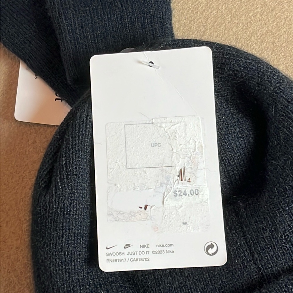 Nike and UGG Kids Beanie Set - Black and Blue- Nike Infant - UGG 4-6 years - Picture 3 of 7